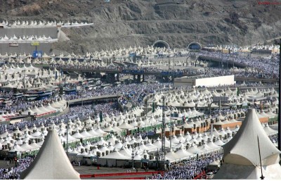 Hajjis in Mina