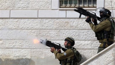 Israeli Troops Firing