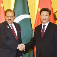 Mamnoon Hussain And Xi Jinping