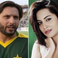 Shahid Afridi and Arshi Khan