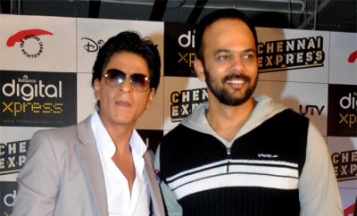 Shahrukh Khan and Rohit Shetty