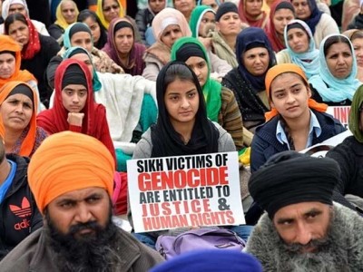 Sikhs Protest