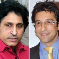 Waseem Akram and Rameez Raja