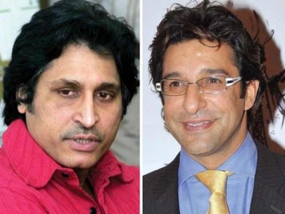 Waseem Akram and Rameez Raja