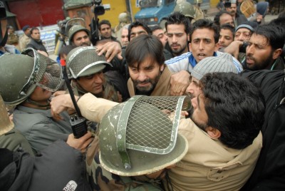 Yasin Malik Indian Forces Detained