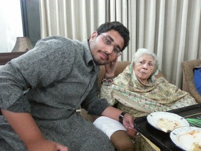 Farrukh with Bano Qudsia