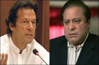 Imran Khan and Nawaz Sharif 