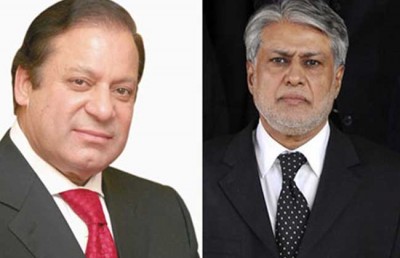 Nawaz Sharif and Ishaq Dar