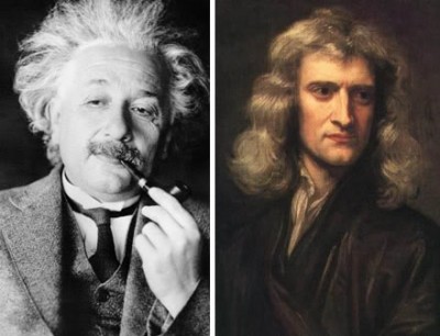 Newton and Einstein