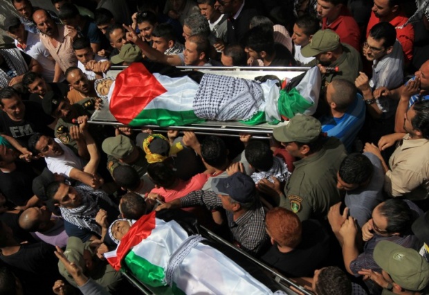 اسرائیلی فوجیوں کی فائرنگ سے 5 فلسطینی شہید