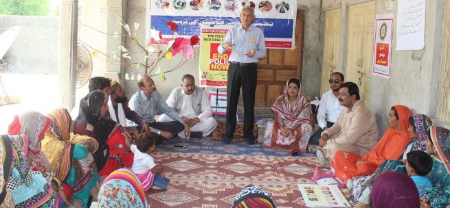 ROTARY Club, NRSP n LSO Organised a Polio Awareness Program