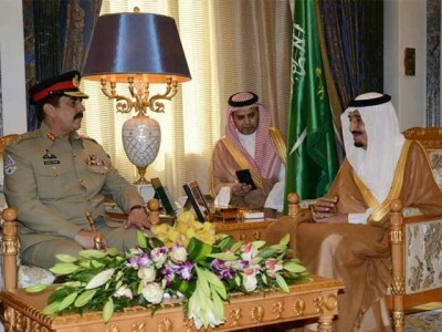 Army Chief and King Salman Meeting