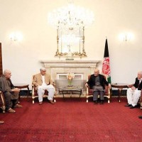 Ashraf Ghani and Pakistani Delegation Meeting