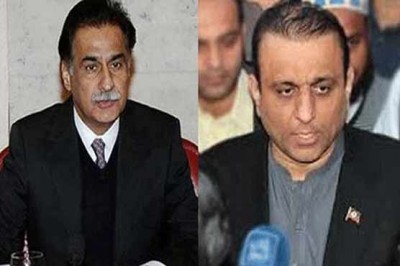 Ayaz Sadiq and Aleem Khan