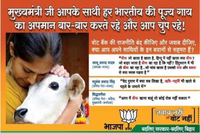 BJP Sectarian Advertisement