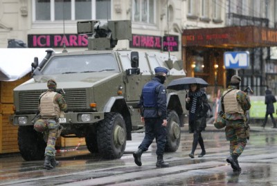 Belgian Soldiers and Police