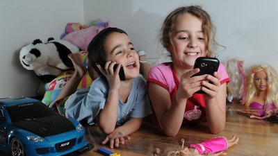 Children Using Mobile Phones