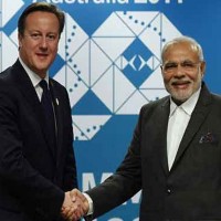 David Cameron and Narendra Modi