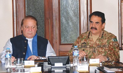 General Raheel Sharif and Nawaz Sharif