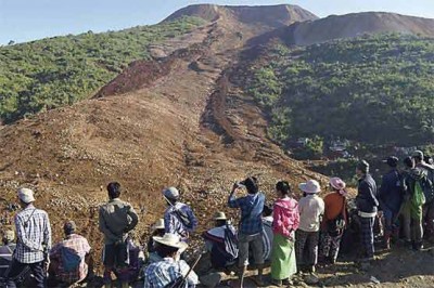 Myanmar Land Sliding