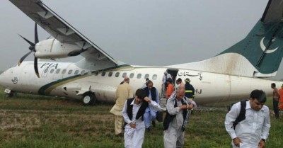 PIA Aircraft Crash Landed