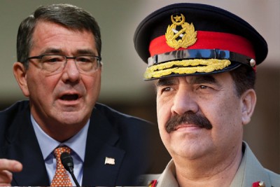 Raheel Sharif and Ashton Carter