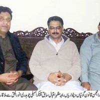 Raja Mazhar Iqbal and Ch Anwar-ul-Haq Met