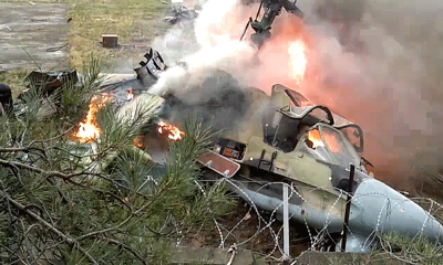 Russia Helicopters Destroyed