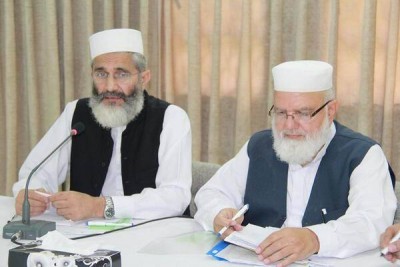 Siraj ul Haq and Liaqat Baloch