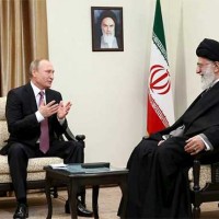 Vladimir Putin and Ali Khamenei