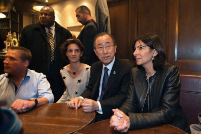 Ban Ki-moon and Madame Anne hdalgu