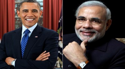 Barack Obama and Modi