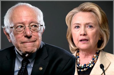 Bernie Sanders and Hillary Clinton