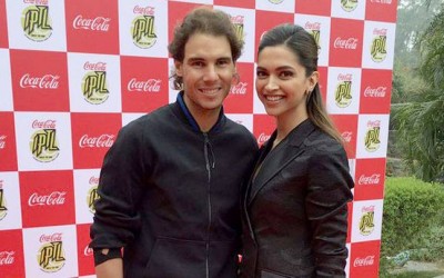 Deepika Padukone met Rafael Nadal