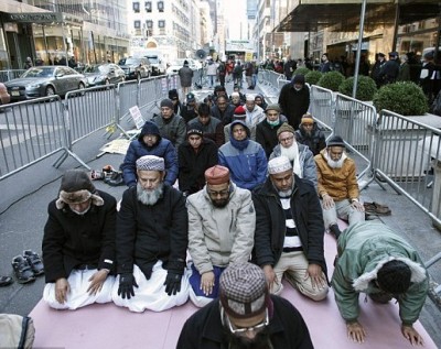 Prayed outside of Donald Trump's Office