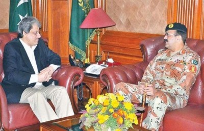 Governor Sindh and DG Rangers Meeting