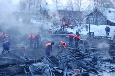 Hospital Fire Moscow