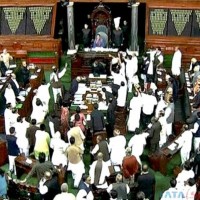 India Parliament Opposition Protest