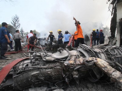 Indonesia Military Plane Crash