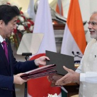 Narendra Modi and Japanese Prime Minister