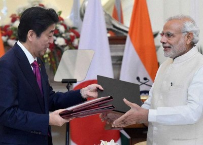 Narendra Modi and Japanese Prime Minister