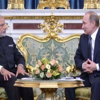 Narendra Modi and Vladimir Putin