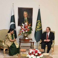 Nawaz Sharif and Sushma Swaraj Meeting