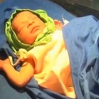 Newborn Child Alive Buried