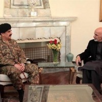 Raheel Shareef and Ashraf Ghani Meeting