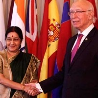 Sartaj Aziz and Sushma Swaraj