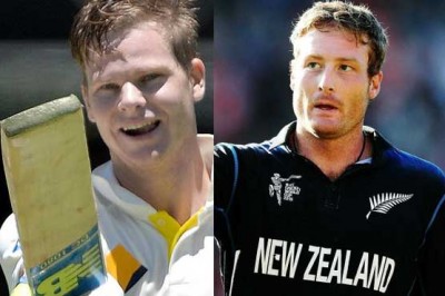 Steven Smith and Martin Guptill