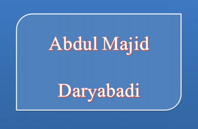 Abdul Majid Daryabadi