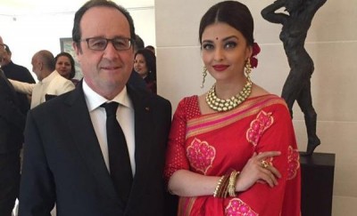 Aishwarya Rai and French President