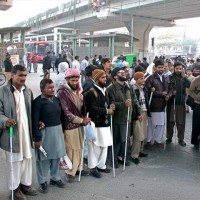 Blind People Protest